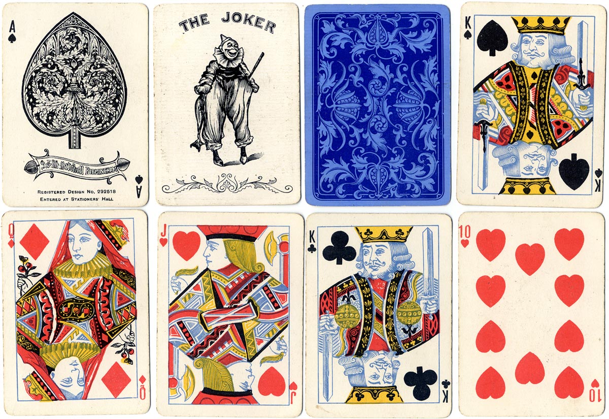 playing cards manufactured by J & W Mitchell, Birmingham, c.1890s J & W Mitchell, Birmingham, c.1890s