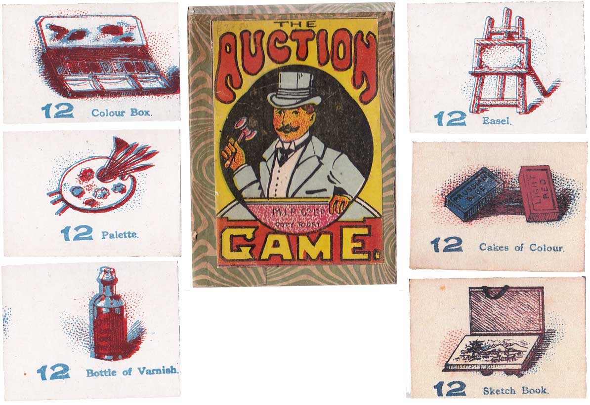The Auction Game by Multum in Parvo Co., Ltd, c.1900 The Auction Game by Multum in Parvo Co., Ltd, c.1900