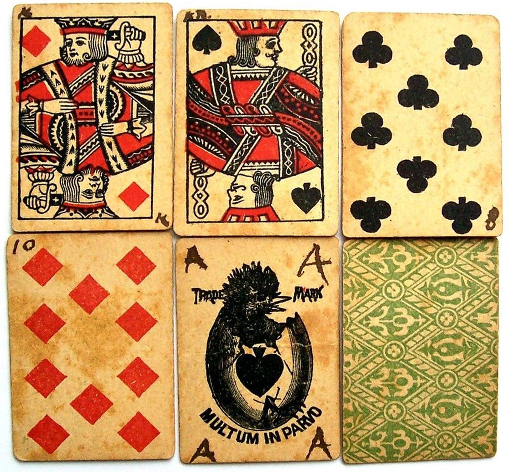 miniature playing cards