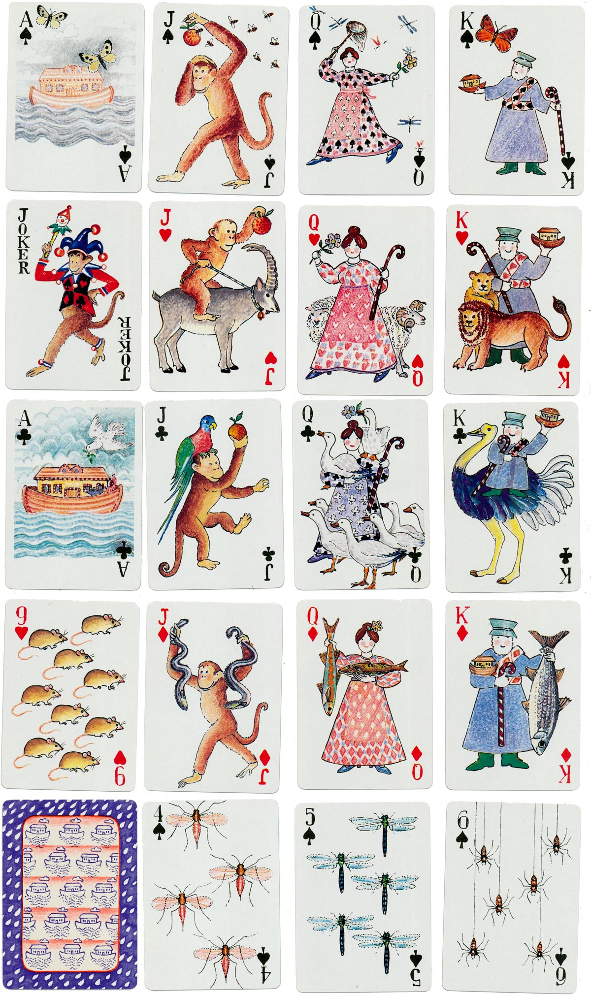 “Noah’s Deck” designed by Ljiljana Rylands, 1988 “Noah’s Deck” designed by Ljiljana Rylands, 1988