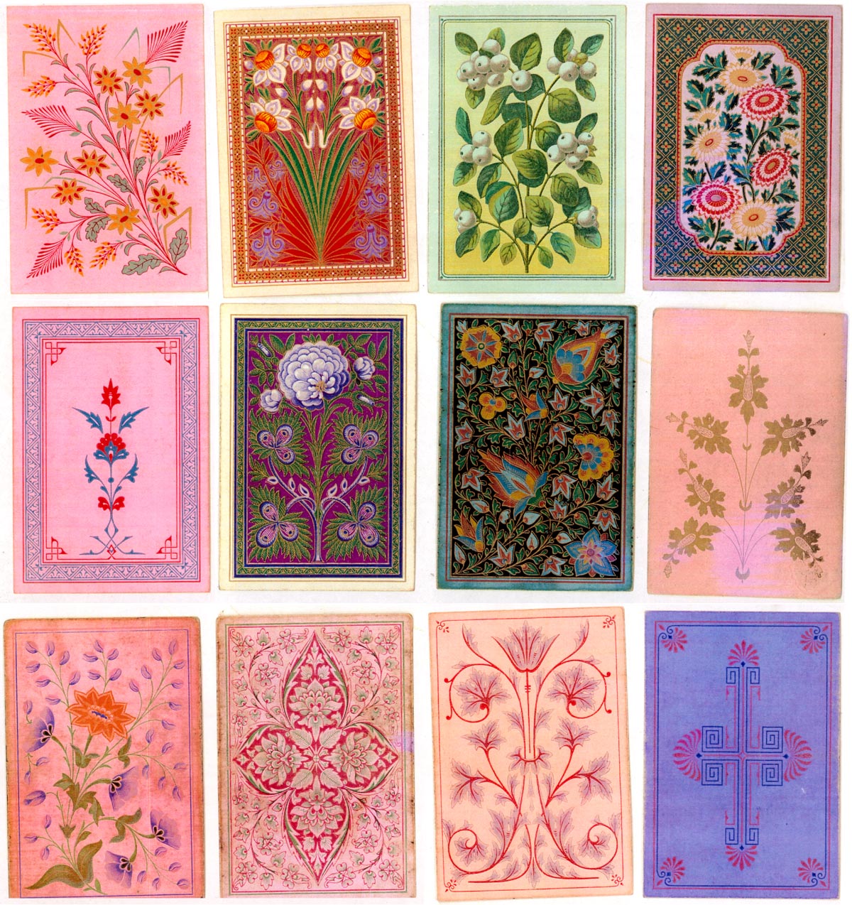 playing cards designed by Owen Jones (1809-1874)