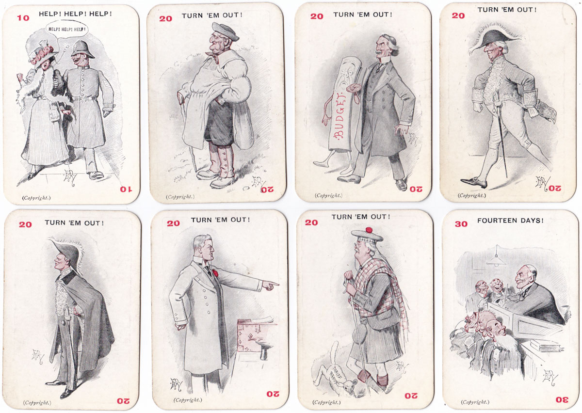Panko (Votes for Women) card game published by Peter Gurney Ltd, 1912