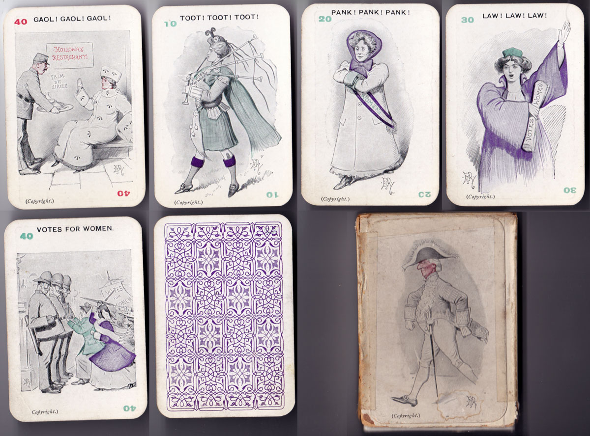 Panko (Votes for Women) card game published by Peter Gurney Ltd, 1912