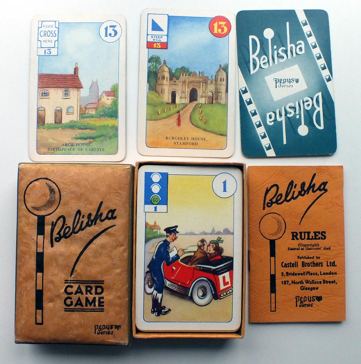 Belisha published by Castell Brothers Ltd (Pepys Games), 1937