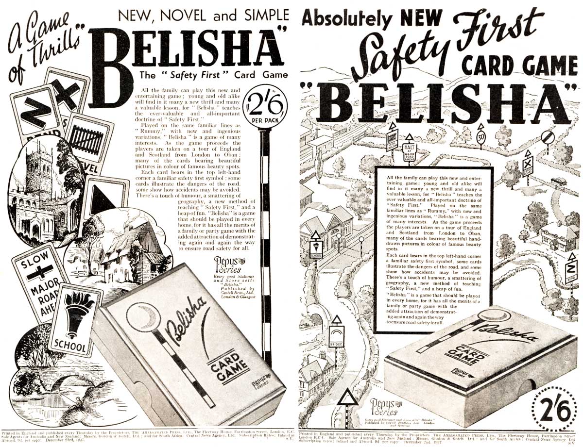 Belisha advertisements