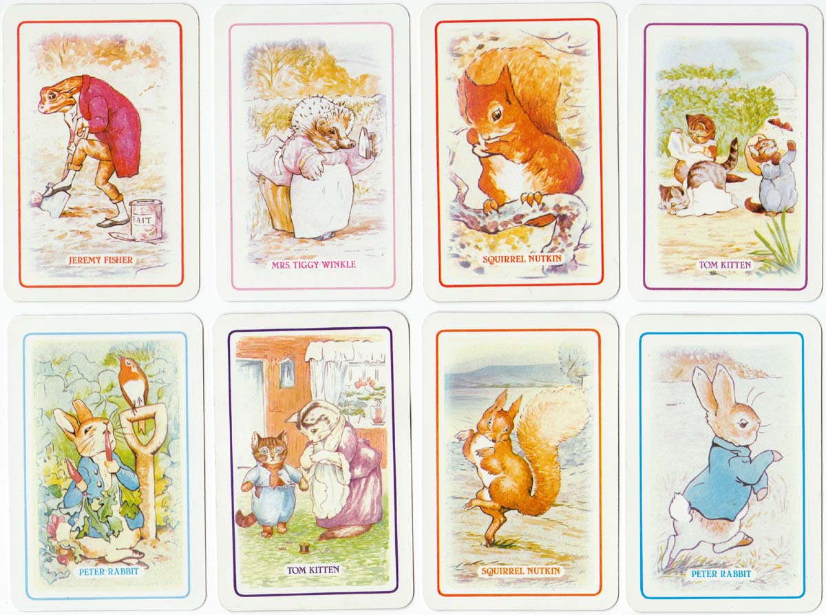 Beatrix Potter’s Rummy published by Gibsons Games, c.1985