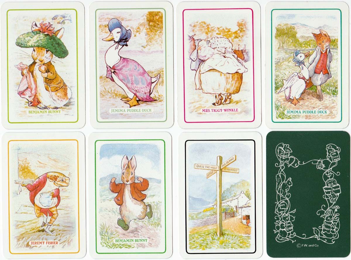 Beatrix Potter’s Rummy published by Gibsons Games, c.1985 Beatrix Potter’s Rummy published by Gibsons Games, c.1985