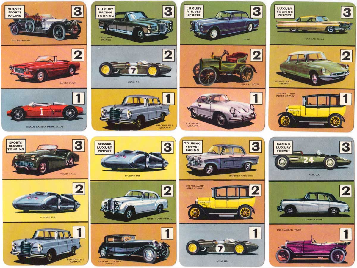 The Car Game with artwork by Barry Rowe, published by Pepys, c.1960