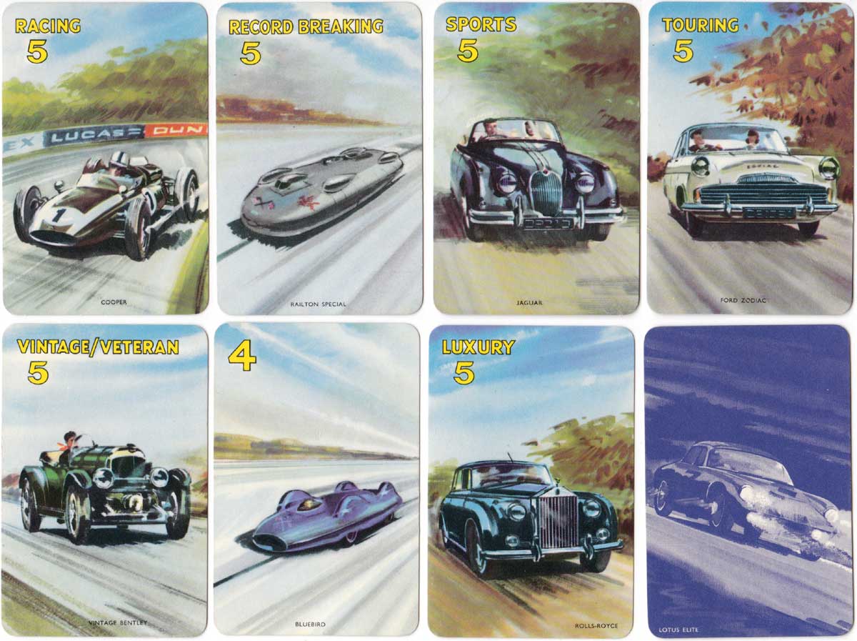 The Car Game with artwork by Barry Rowe, published by Pepys, c.1960