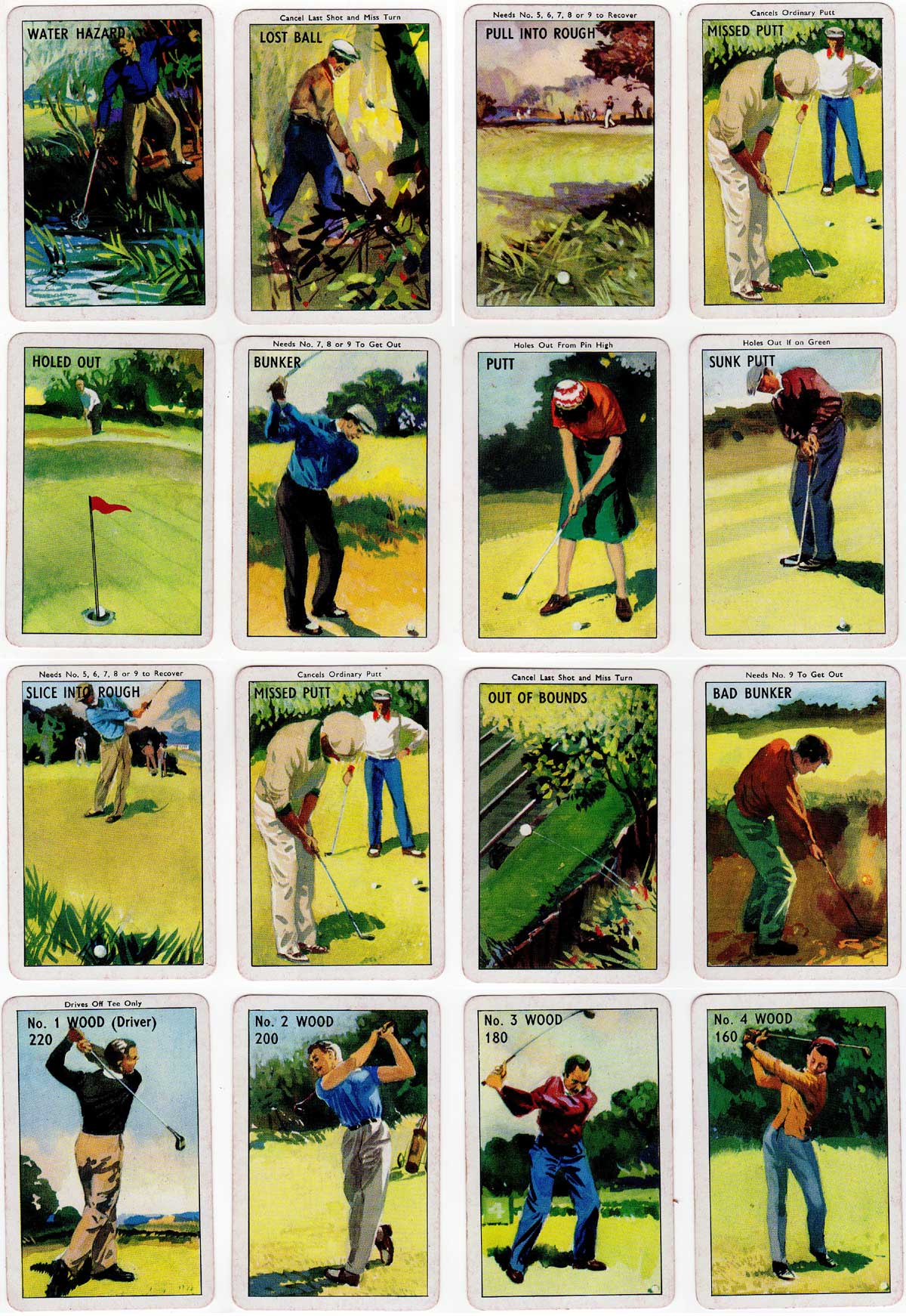 Card Golf published by Pepys Games, c.1960