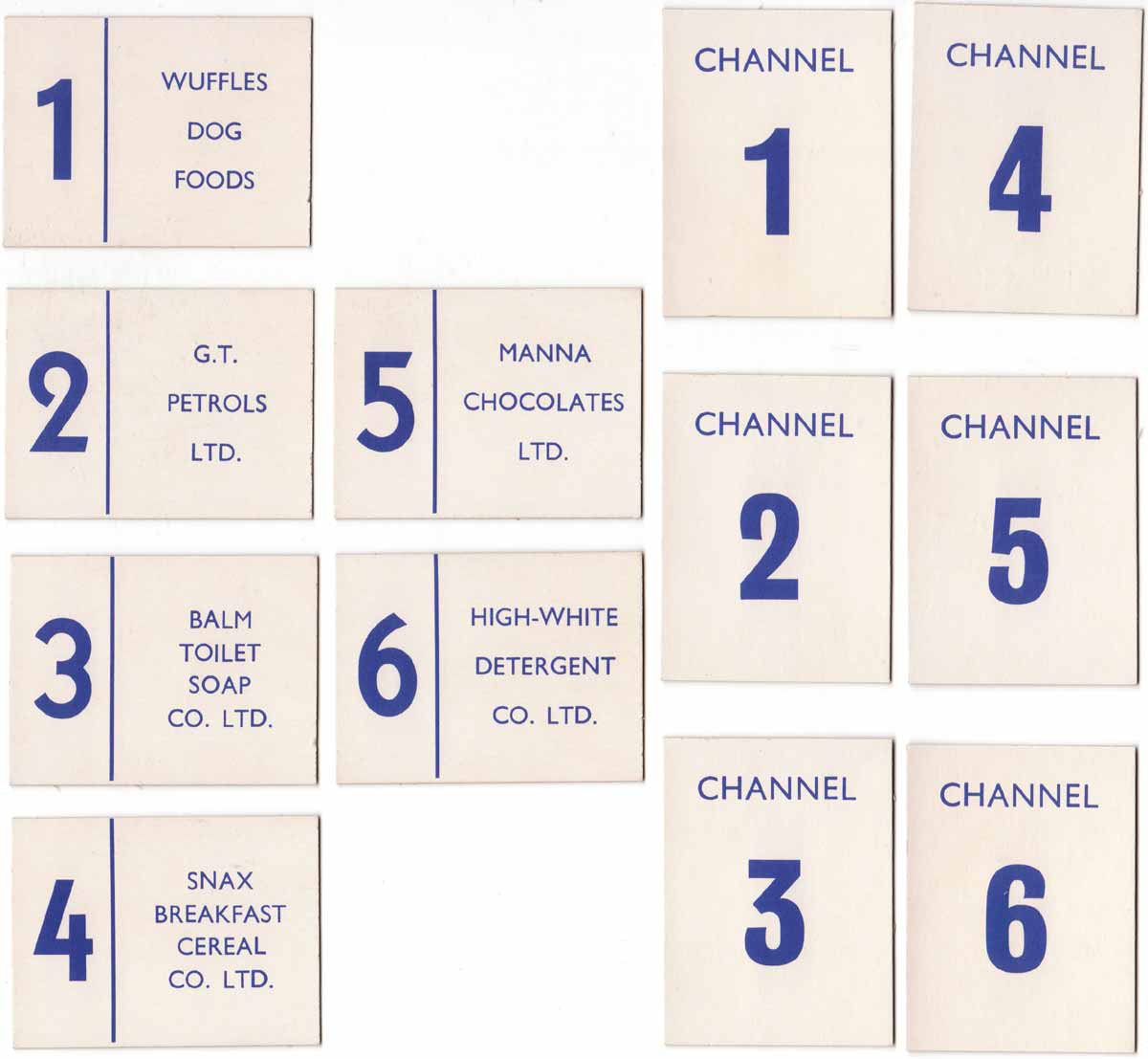 Channel X published by Pepys Games, c.1966
