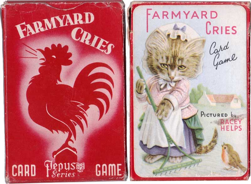 Farmyard Cries card game published by Pepys Games, 1952 Farmyard Cries card game published by Pepys Games, 1952