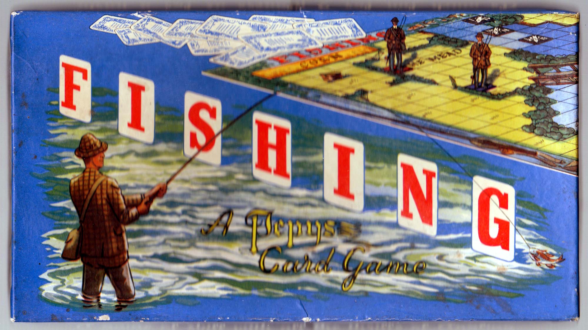 Box for Fishing published by Pepys Games, 1951 Box for Fishing published by Pepys Games, 1951