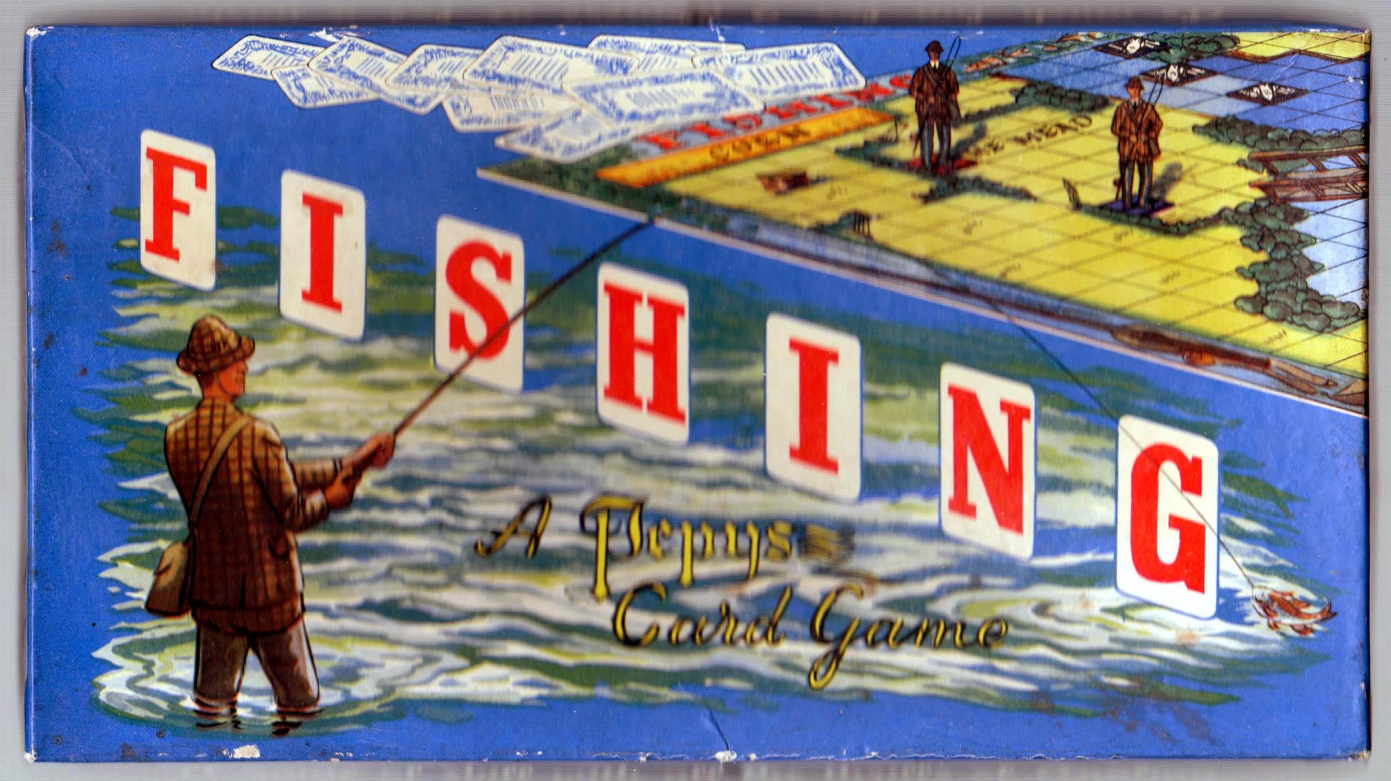 Box for Fishing published by Pepys Games, 1951