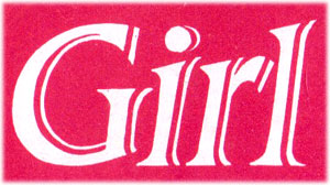 Girl card game published by Pepys Games, 1955 Girl card game published by Pepys Games, 1955