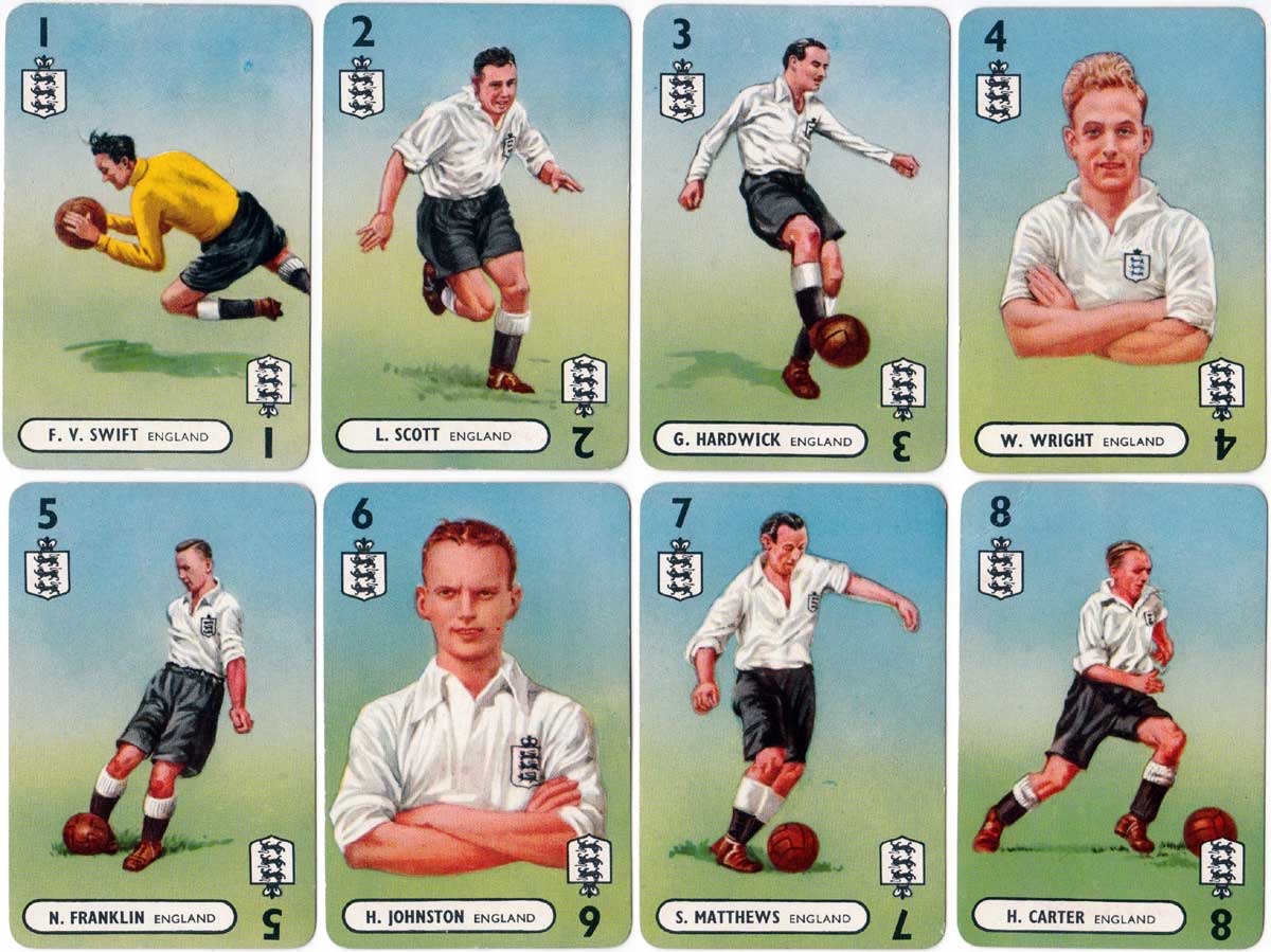 International Football Whist published by Pepys Games, 1947 International Football Whist published by Pepys Games, 1947