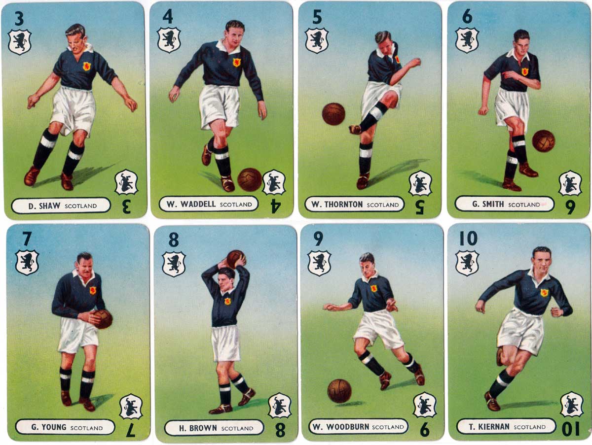 International Football Whist published by Pepys Games, 1947 International Football Whist published by Pepys Games, 1947