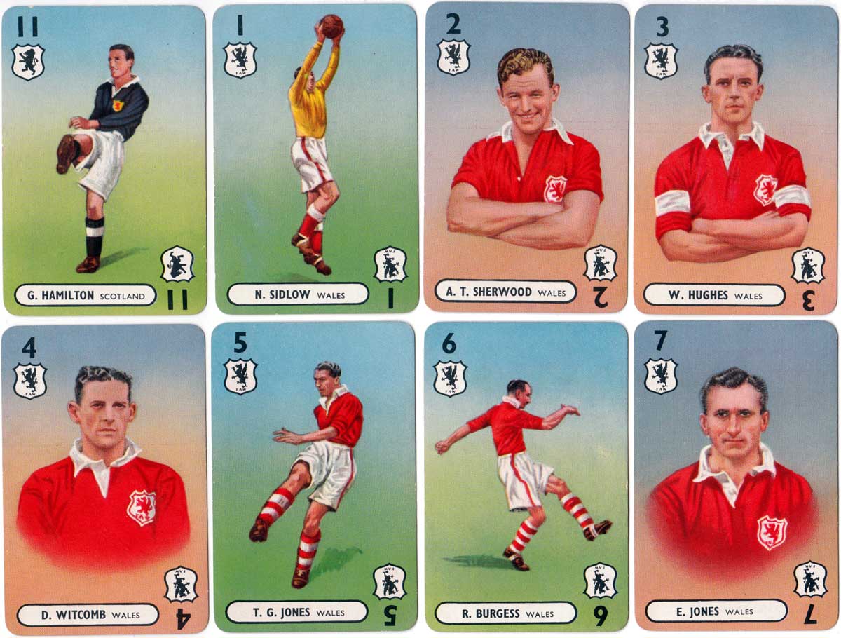 International Football Whist published by Pepys Games, 1947 International Football Whist published by Pepys Games, 1947