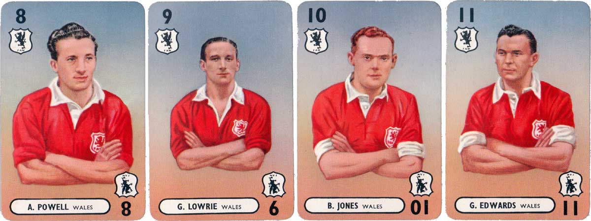 International Football Whist published by Pepys Games, 1947 International Football Whist published by Pepys Games, 1947