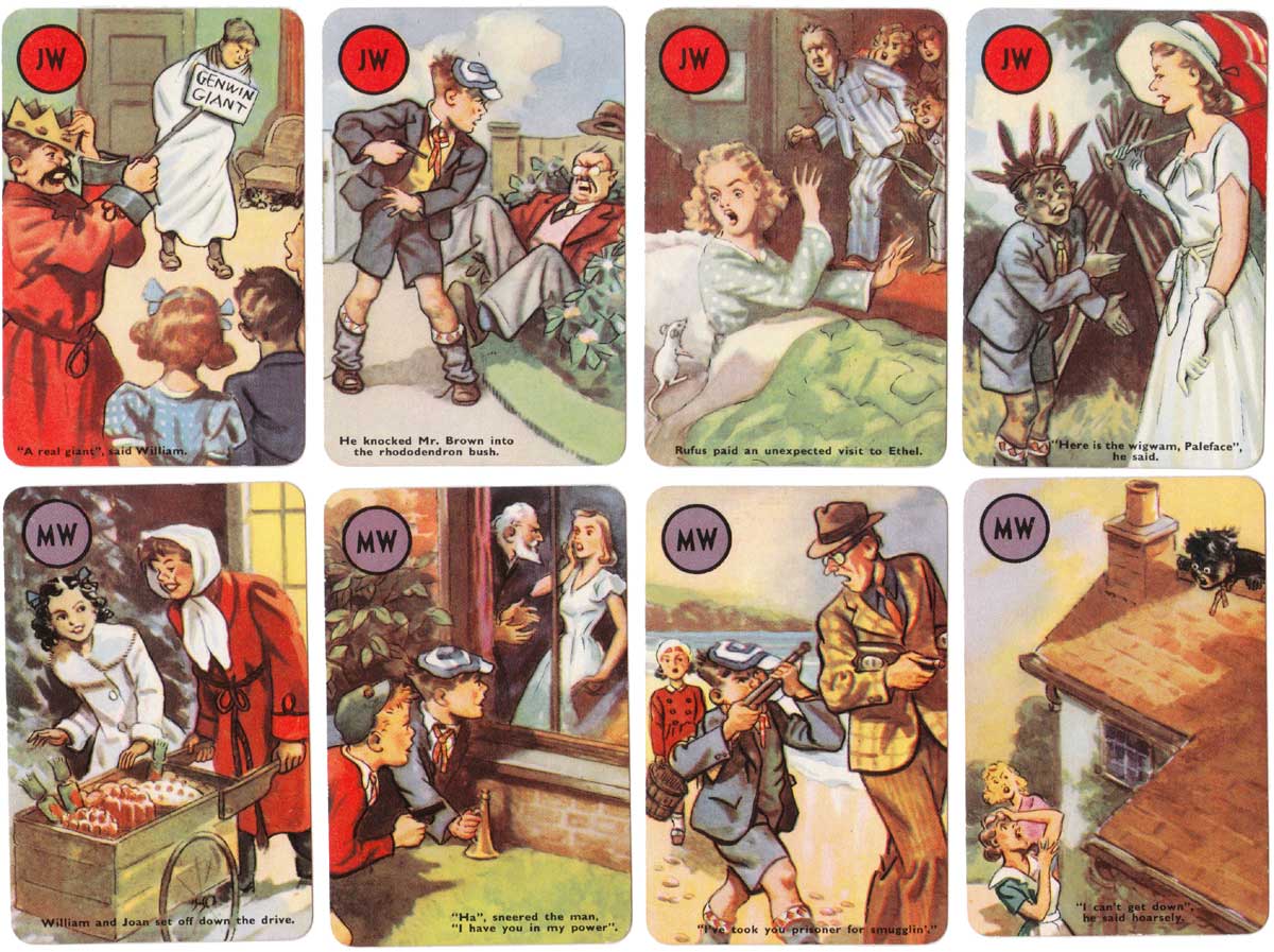 Just William drawn by Thomas Henry, published by Pepys Games in 1952 Just William drawn by Thomas Henry, published by Pepys Games in 1952