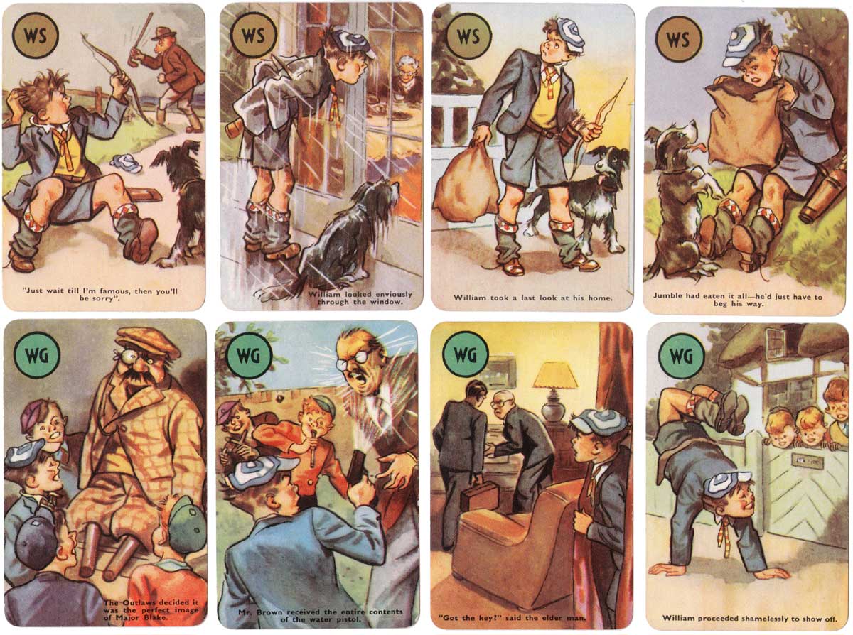 Just William drawn by Thomas Henry, published by Pepys Games in 1952 Just William drawn by Thomas Henry, published by Pepys Games in 1952