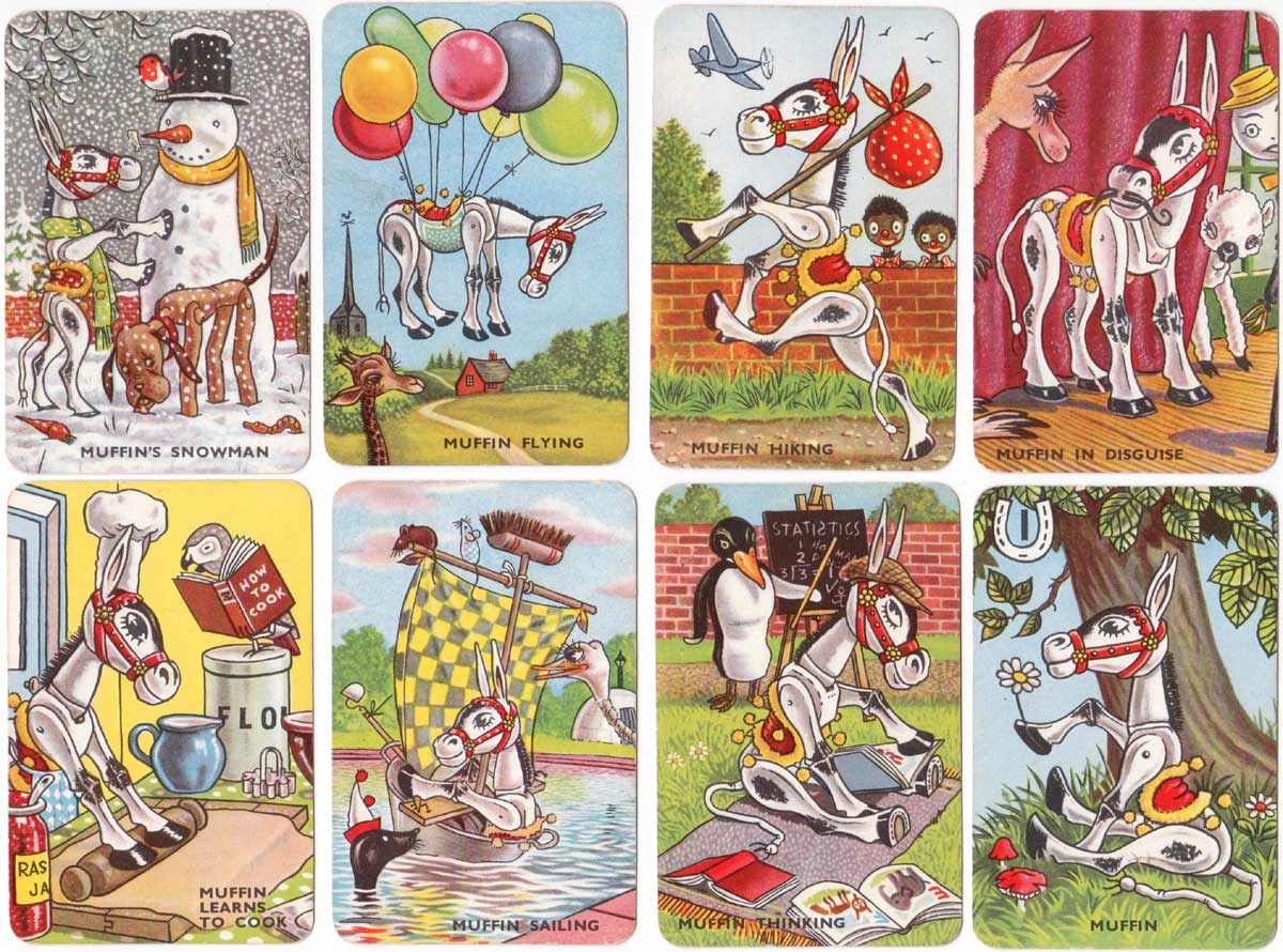 Muffin card game published by Pepys Games, c.1951 Muffin card game published by Pepys Games, c.1951