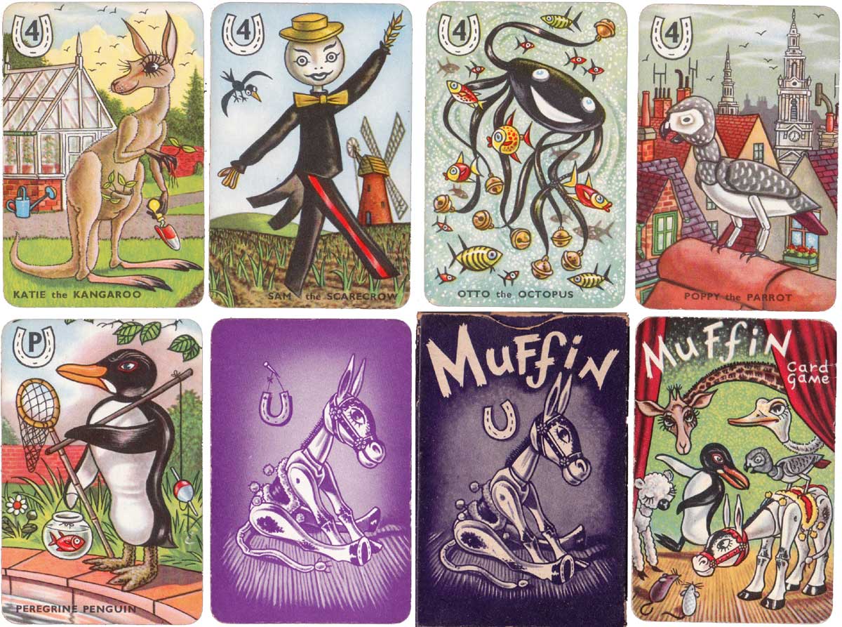 Muffin card game published by Pepys Games, c.1951 Muffin card game published by Pepys Games, c.1951