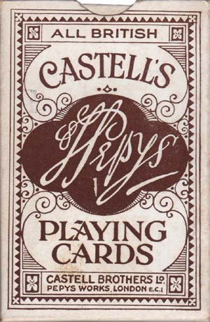 Castell's Pepys playing cards, c.1935