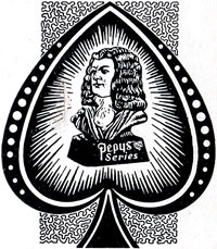 detail from early Pepys Series Ace of Spades, c.1938