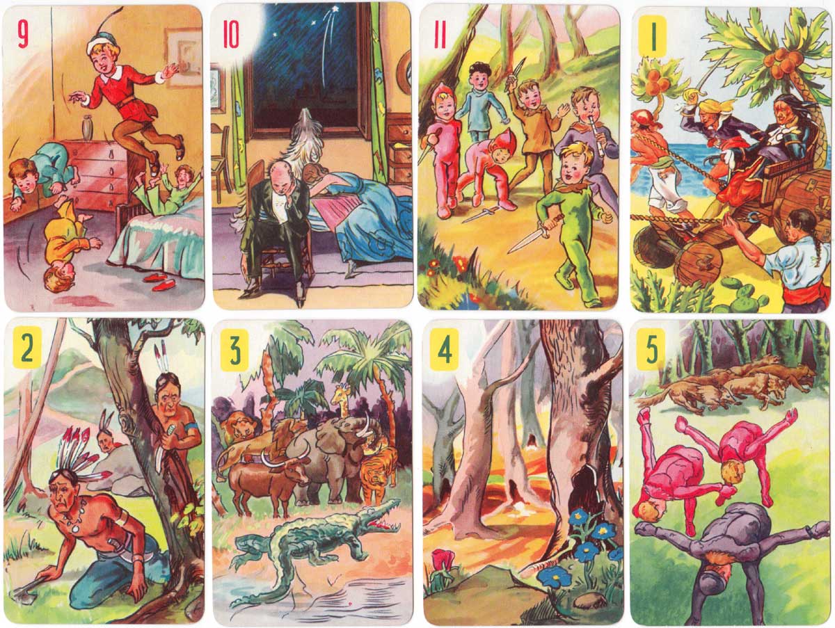 Peter Pan card game by Pepys, first edition, 1939