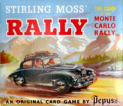 Rally card game by Pepys, 1955