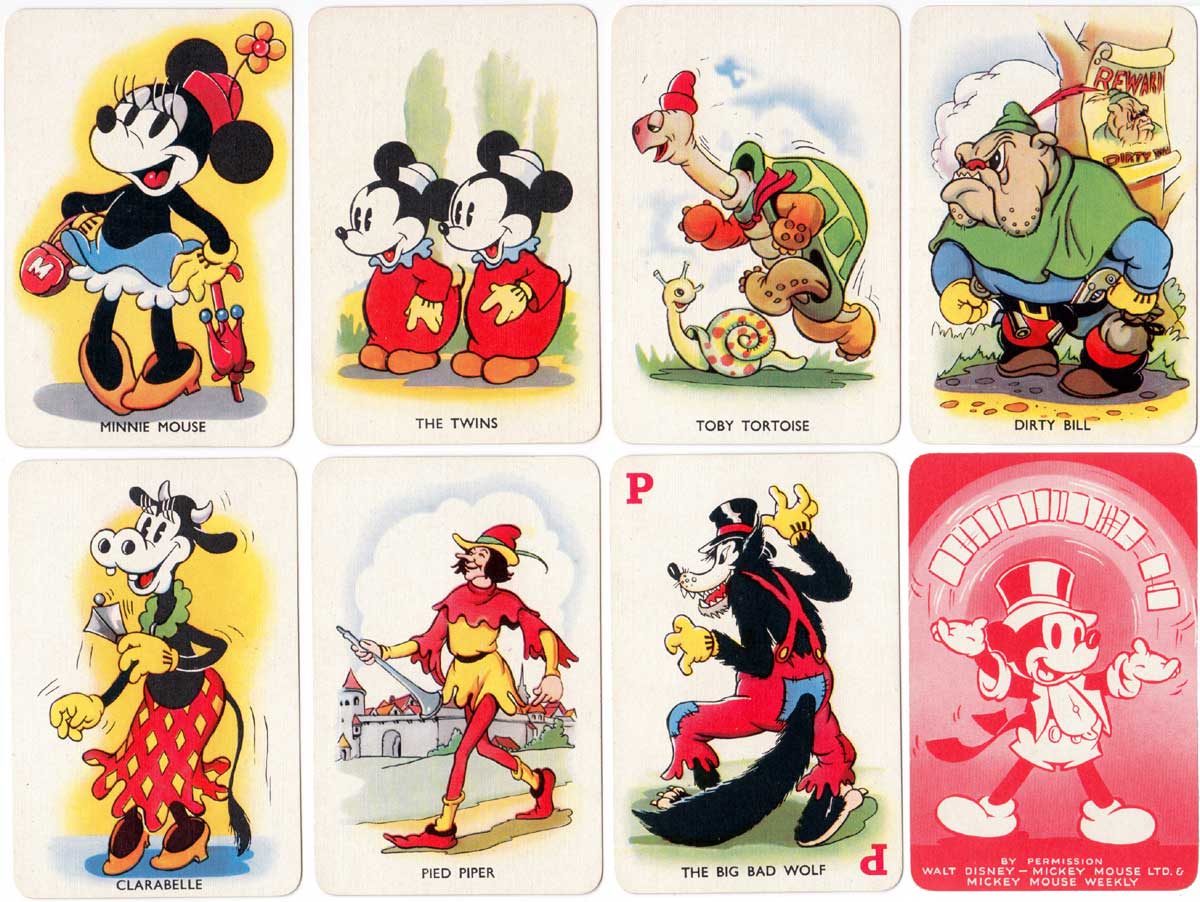 Shuffled Symphonies published by Pepys Games in association with Walt Disney, 1939