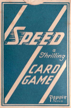 first edition of Speed by Pepys Games published in 1938