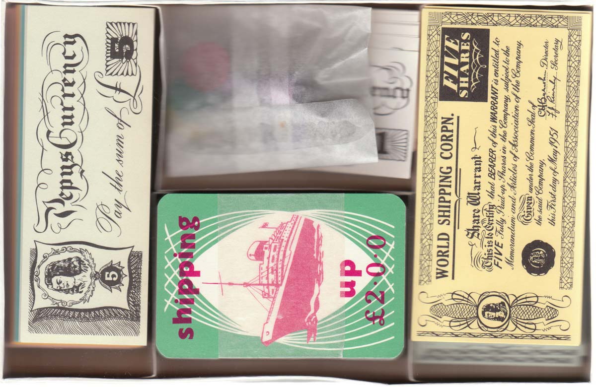 Stocks & Shares card game first published by Pepys Games in 1957 Stocks & Shares card game first published by Pepys Games in 1957