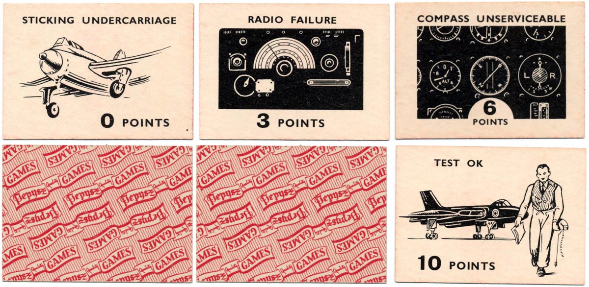 ‘Test Pilot’ published by Pepys Games, 1950s