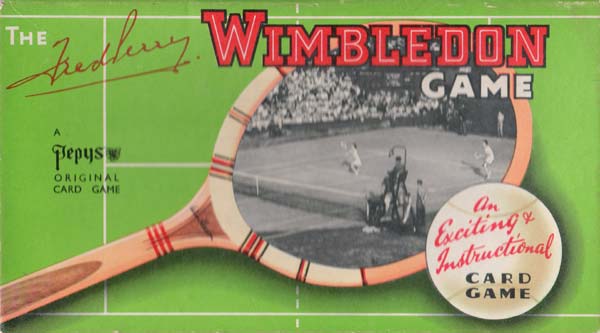 Wimbledon card game published by Pepys (Castell Bros Ltd), 1959