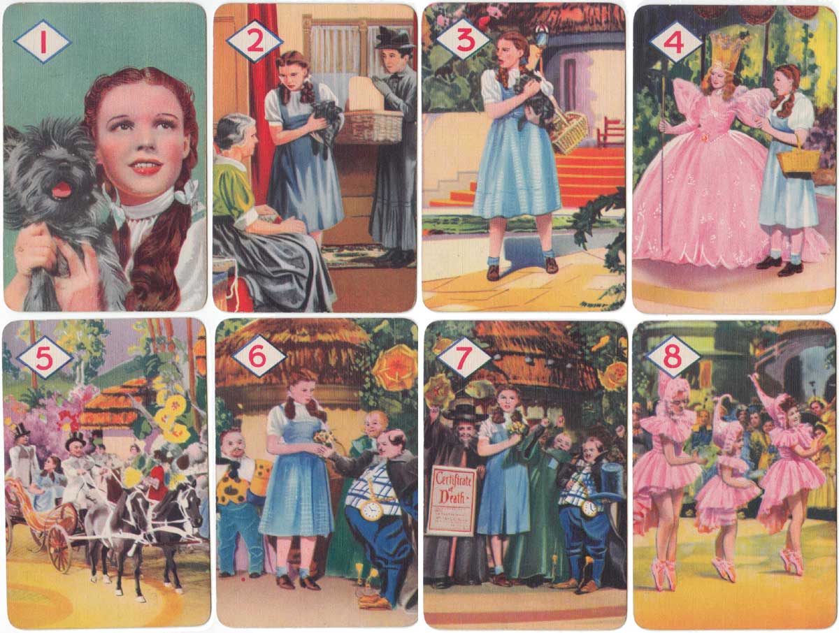 Wizard of Oz card game published by Pepys, 1940