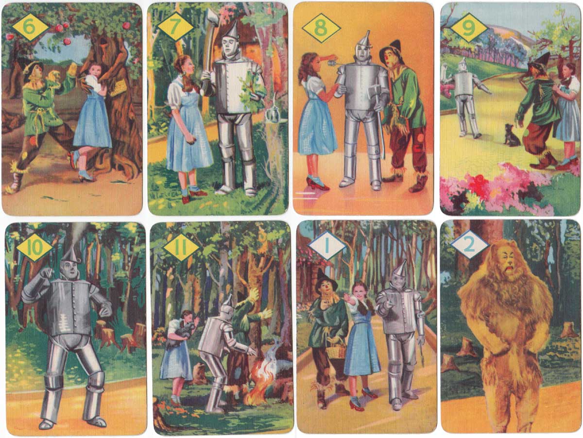Wizard of Oz card game published by Pepys, 1940