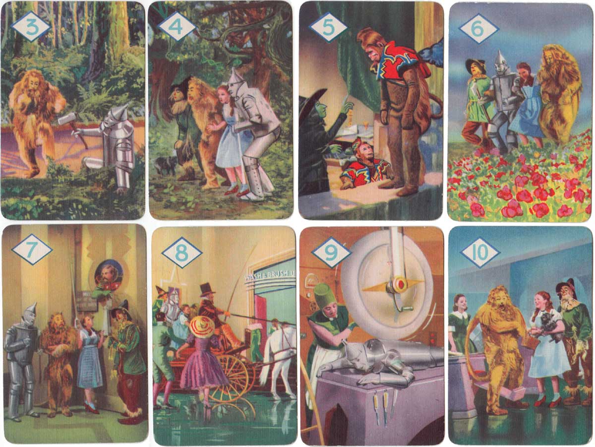 Wizard of Oz card game published by Pepys, 1940