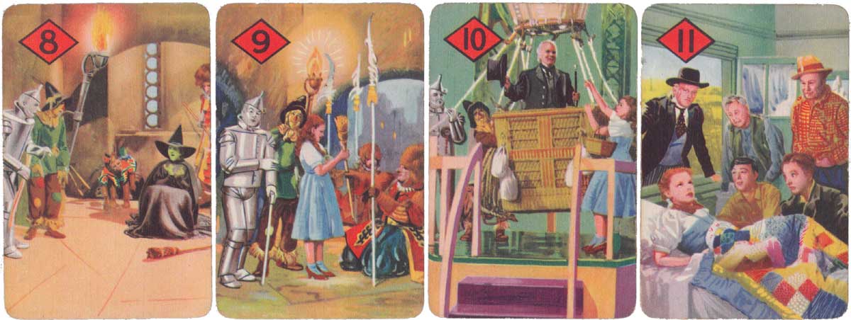 Wizard of Oz card game published by Pepys, 1940