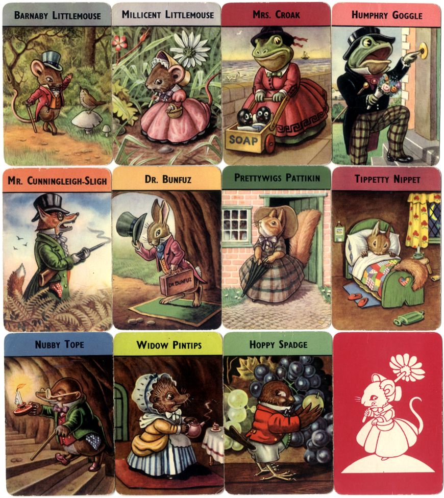 Woodland Snap card game published by Pepys Games (Castell Brothers Ltd)