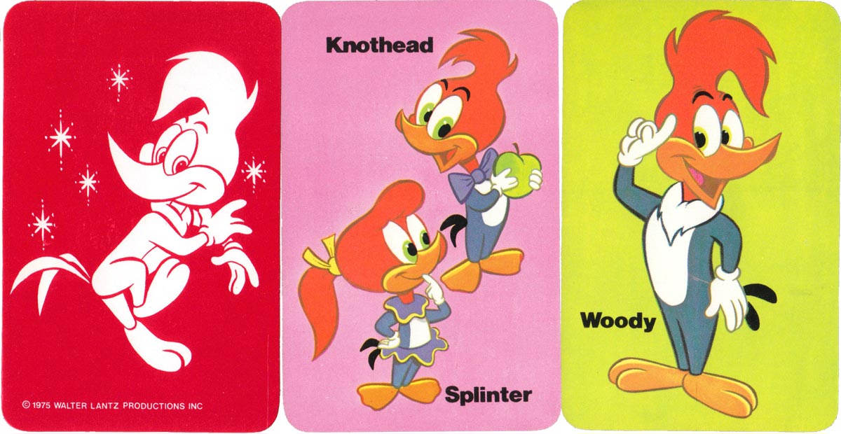 Woody Woodpecker card game by Pepys, 1975