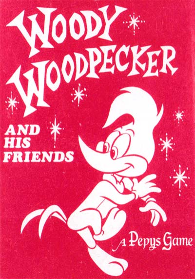 Woody Woodpecker card game, Pepys, 1975