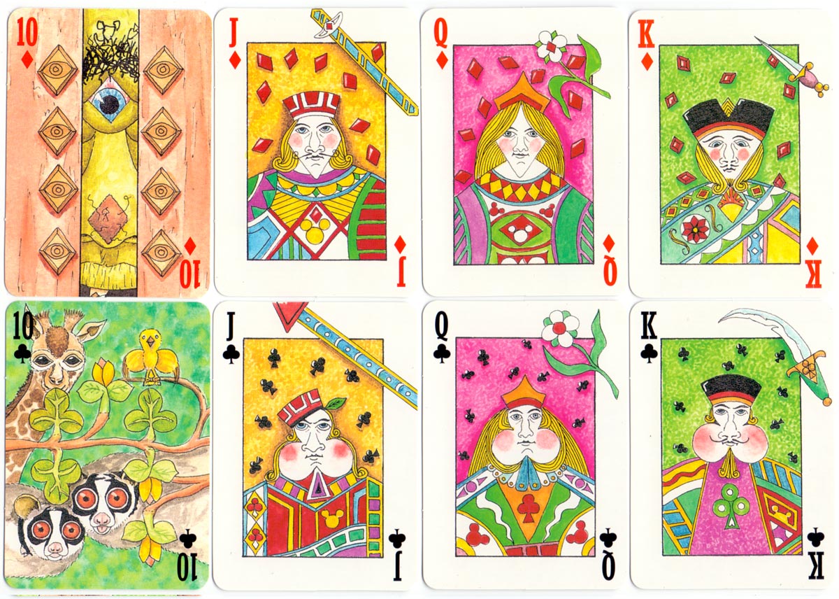 Peter Wood’s “2000Pips” Transformation pack of playing cards (1999)