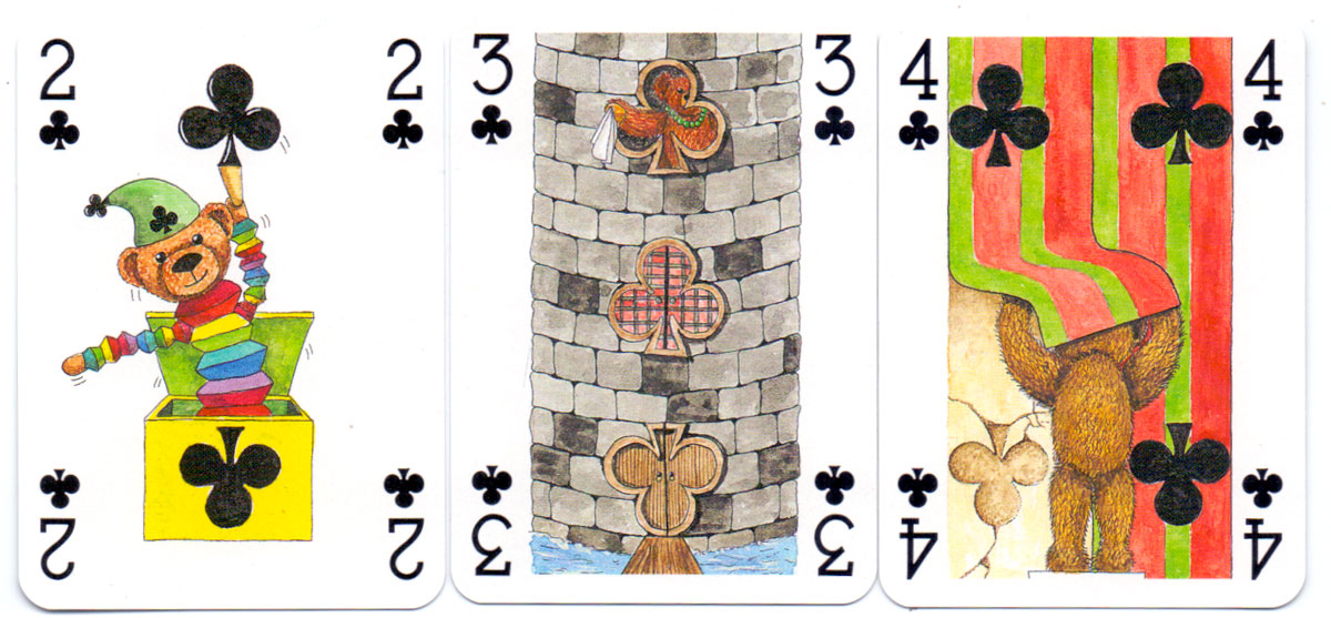 The Teddy Bear Transformation Deck (1994) designed by Peter Wood