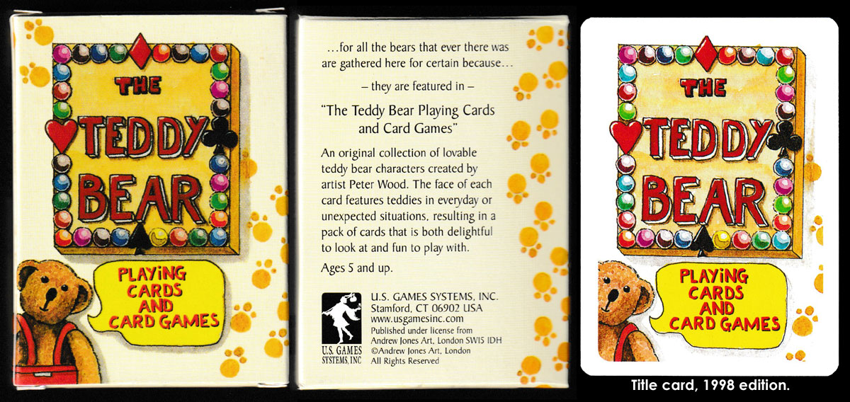 The Teddy Bear pack of playing cards created by Peter Wood, 1998 edition The Teddy Bear pack of playing cards created by Peter Wood, 1998 edition