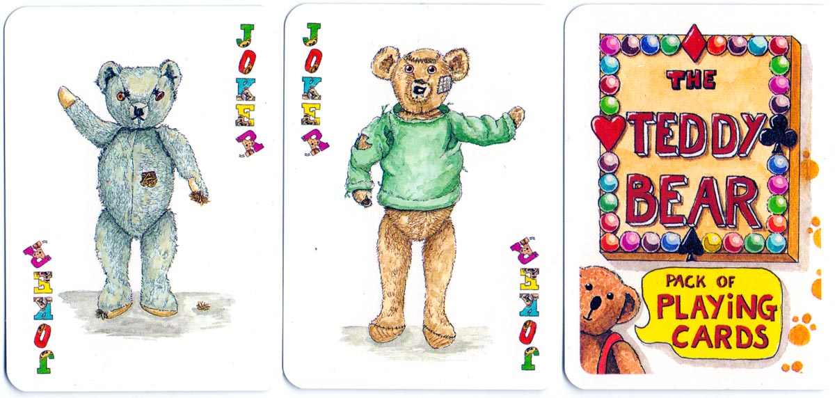 The Teddy Bear pack of playing cards created by Peter Wood, 1994 The Teddy Bear pack of playing cards created by Peter Wood, 1994