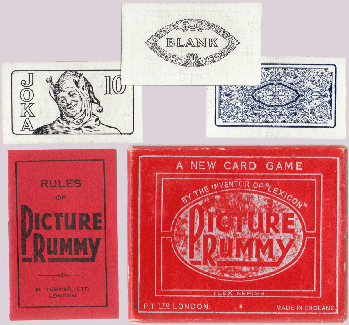 Picture Rummy by R. Turner Ltd, 2nd edition, 1937 Picture Rummy by R. Turner Ltd, 2nd edition, 1937