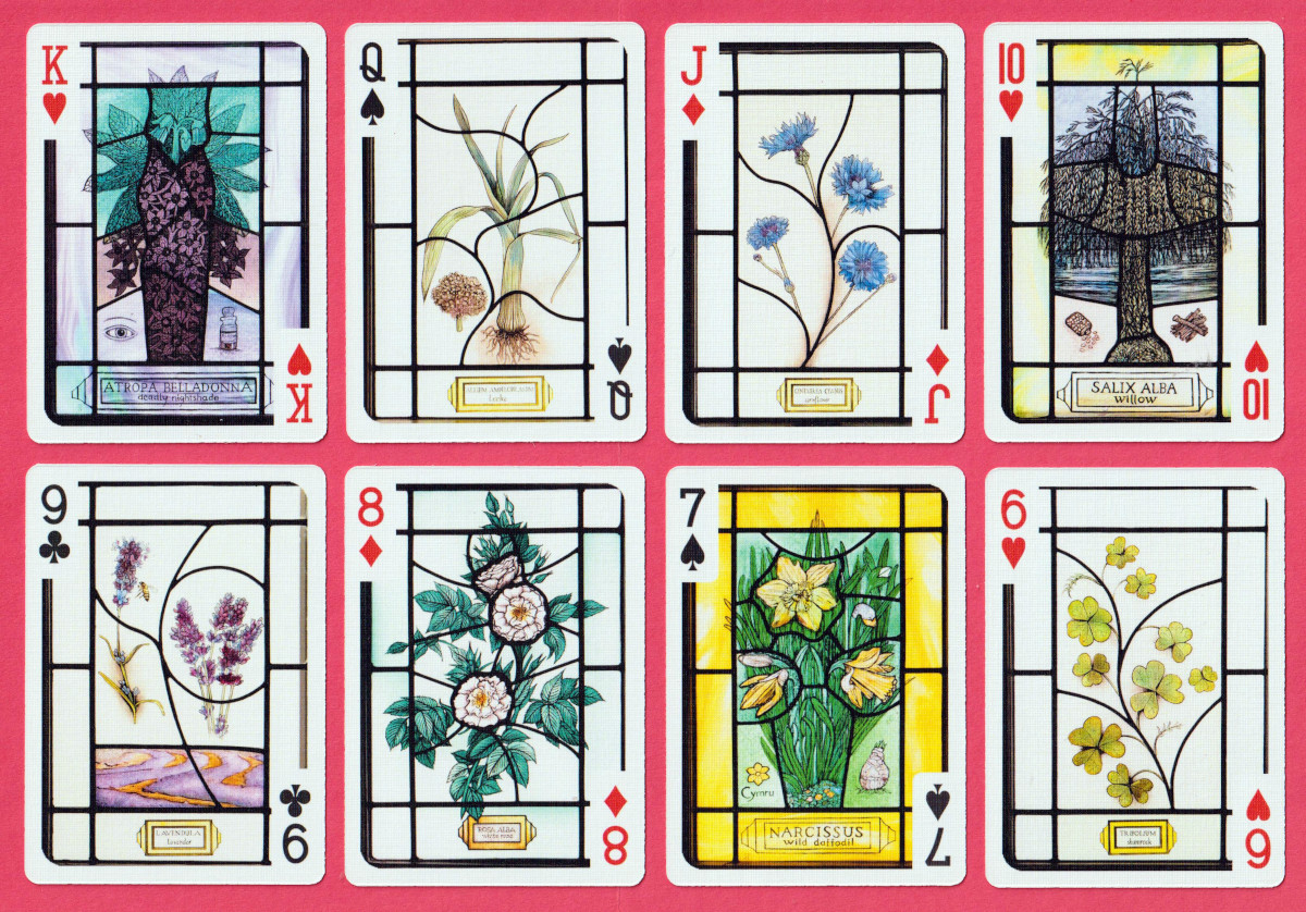 Society of Apothecaries madicinal plants playing cards, c.2021