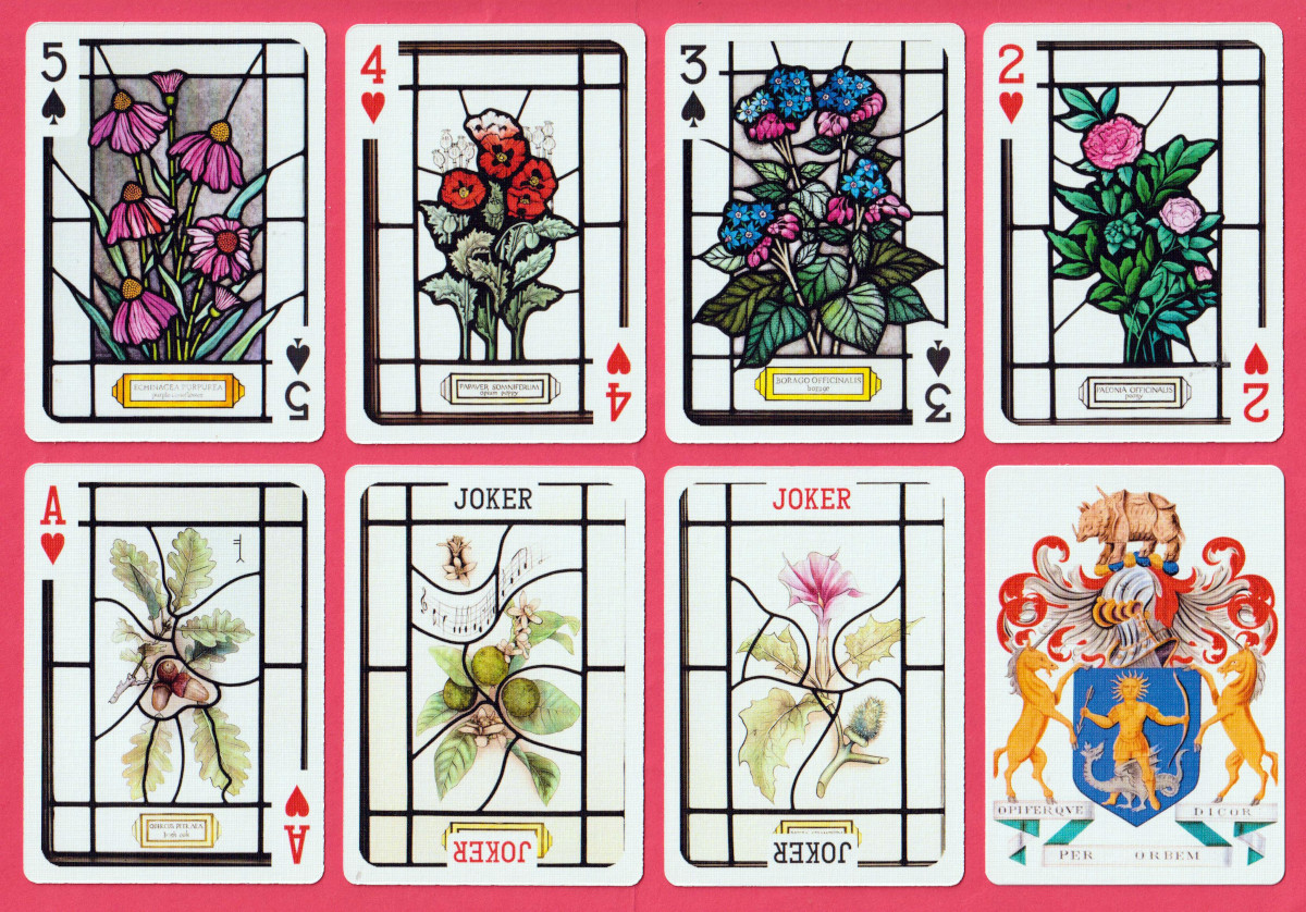 Society of Apothecaries madicinal plants playing cards, c.2021